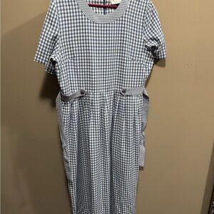 Blue Gingham Kids Dress